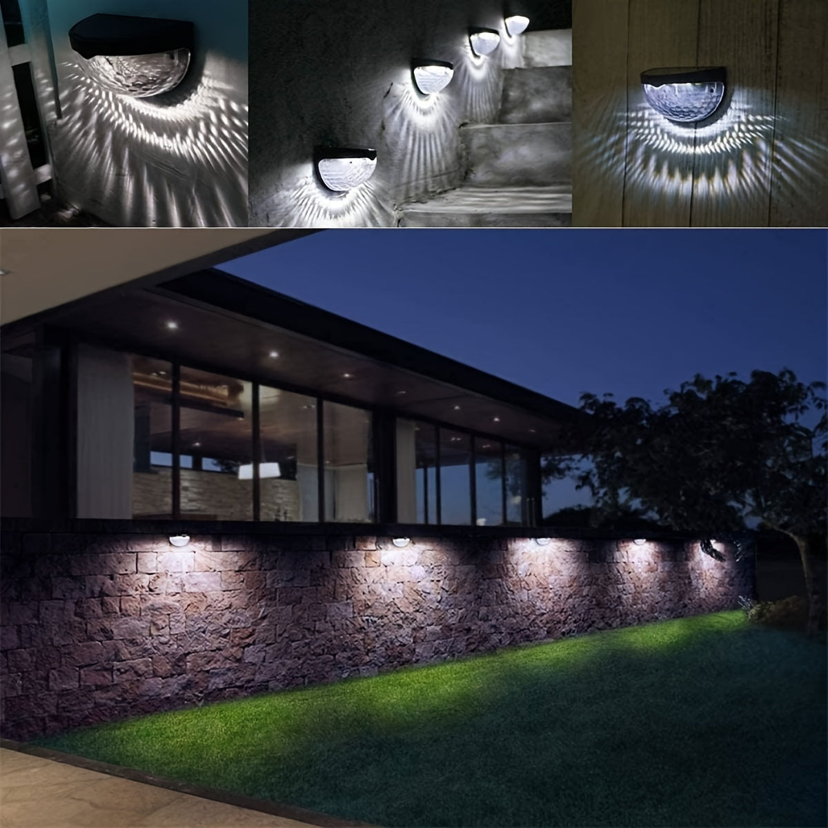 SolarGlow Fence Light - Outdoor Solar Light for Fences