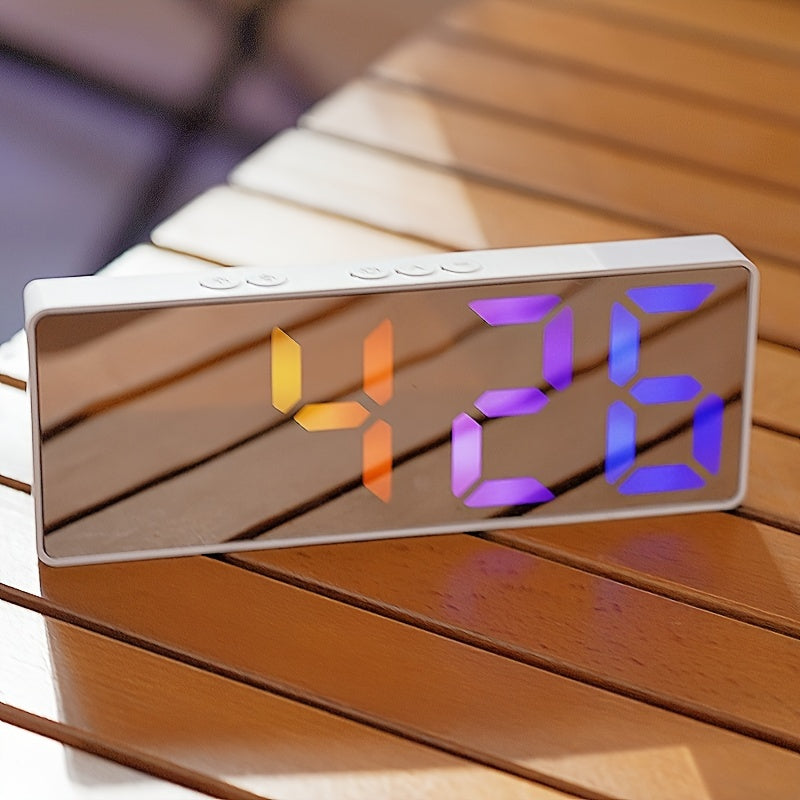 BrightTime Clock - Light-Up LED Alarm Clock with Date Display