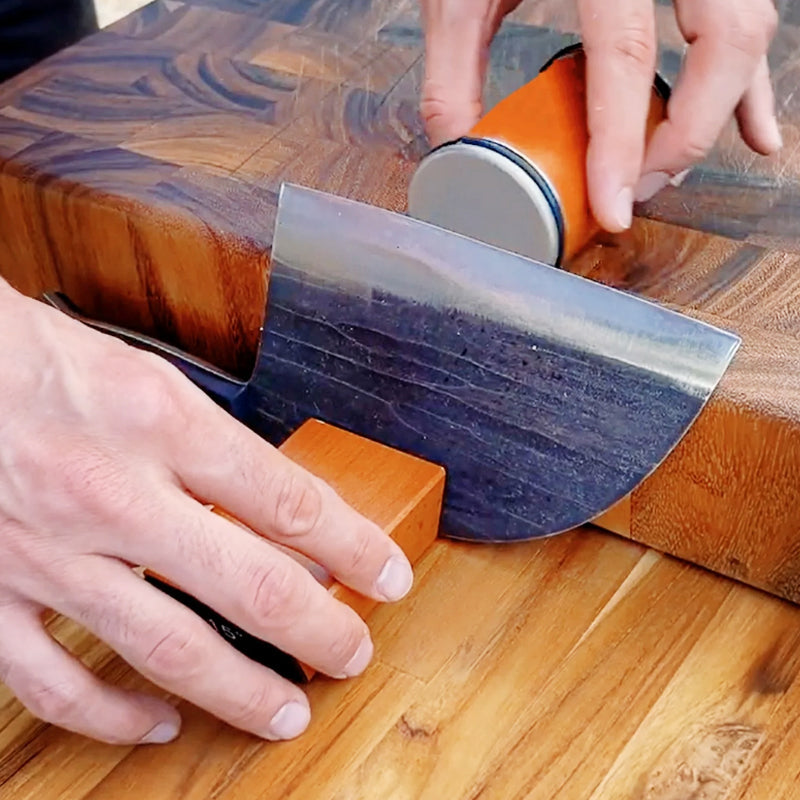 QuickSharp Sharpener - Diamond Knife Sharpener for Kitchen and Outdoor Use