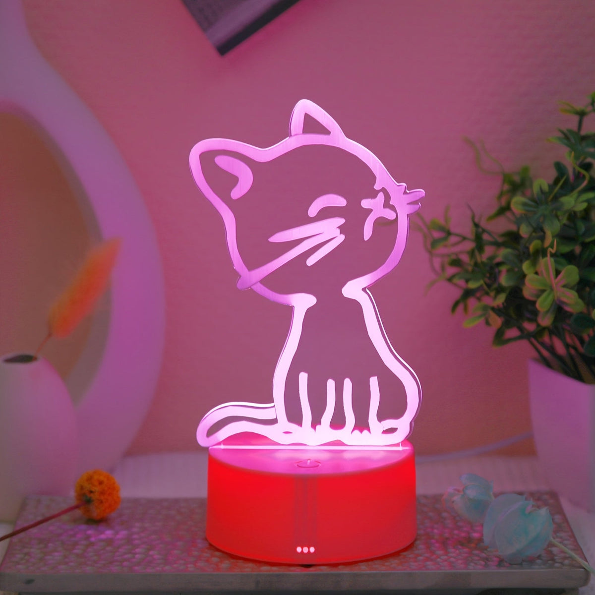 GlowPaw - 3D Touch LED Cat Night Light