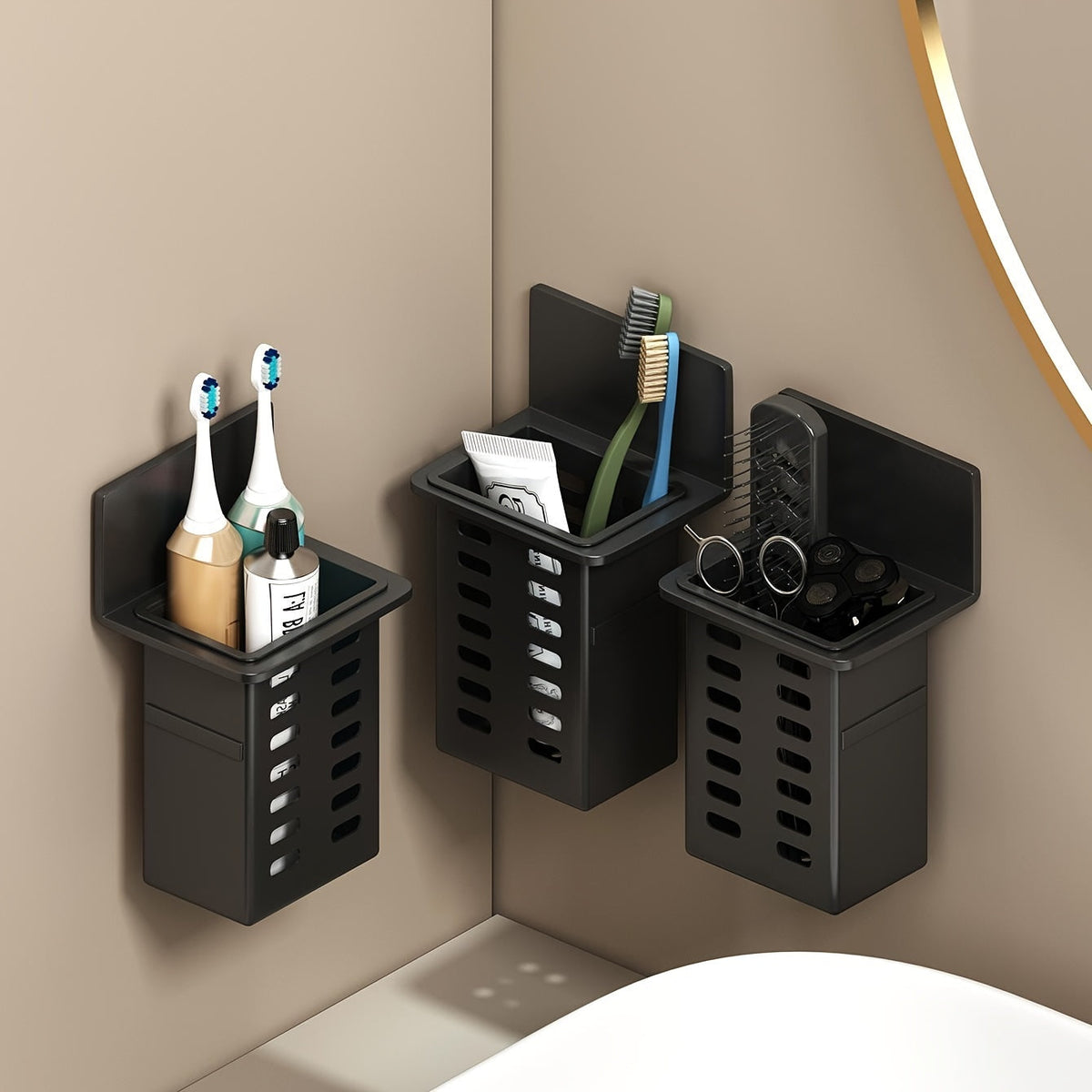 Alcovia - No-Drill Wall Shelf for Cosmetics