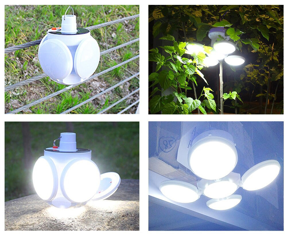 SolarGlow - Lanterne Solaire Portable Stylée Extérieur