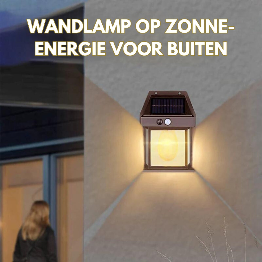 SolarBright - Lampe Solaire de Jardin avec Détecteur de Mouvement