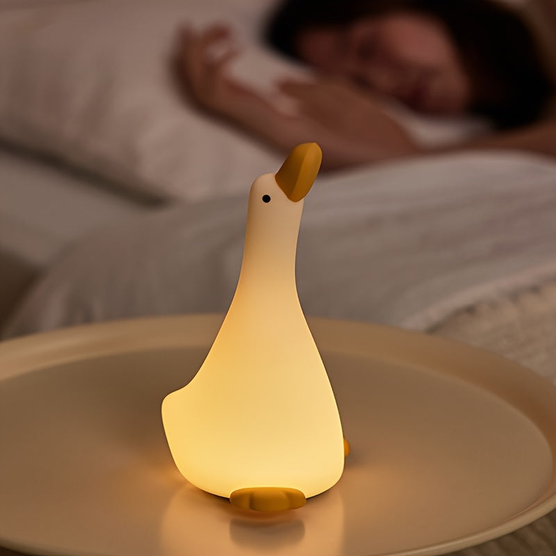 DreamDuck - Rechargeable Touch-Sensor Silicone Duck Night Light