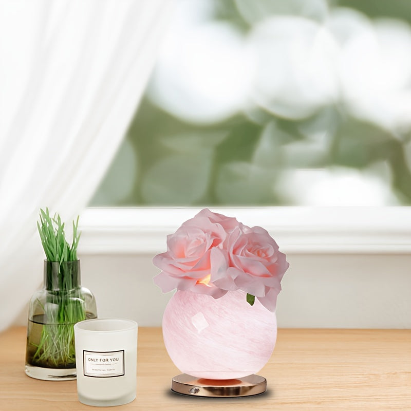 LumiDecor - Rechargeable LED Table Lamp with USB Charging