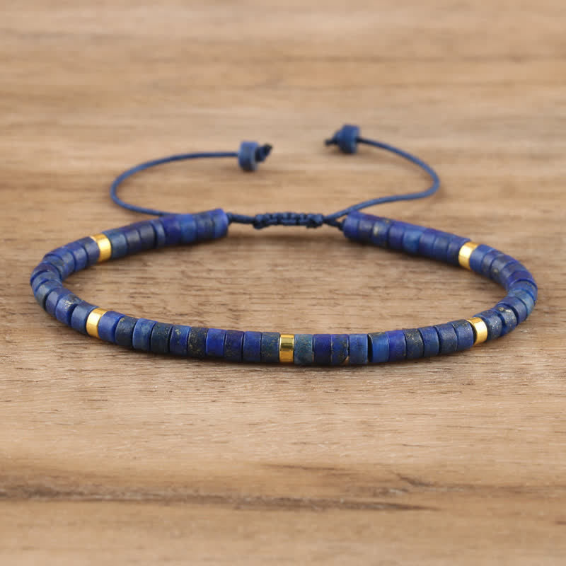 Seraphina - Bracelet tressé en pierres naturelles 2,4 mm
