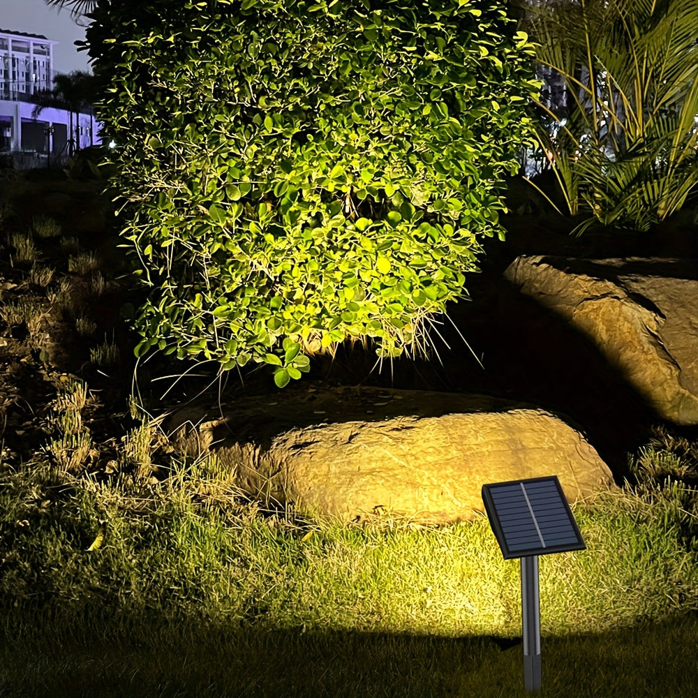 Aegisol - 9 LED Solar Garden Spotlights for Outdoor Use
