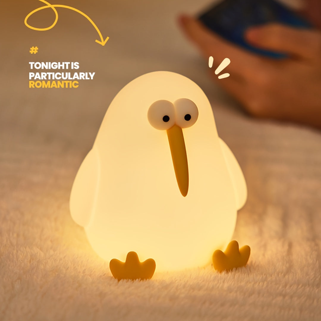 KiwiGlow Lamp - Rechargeable USB LED Kiwi Night Light