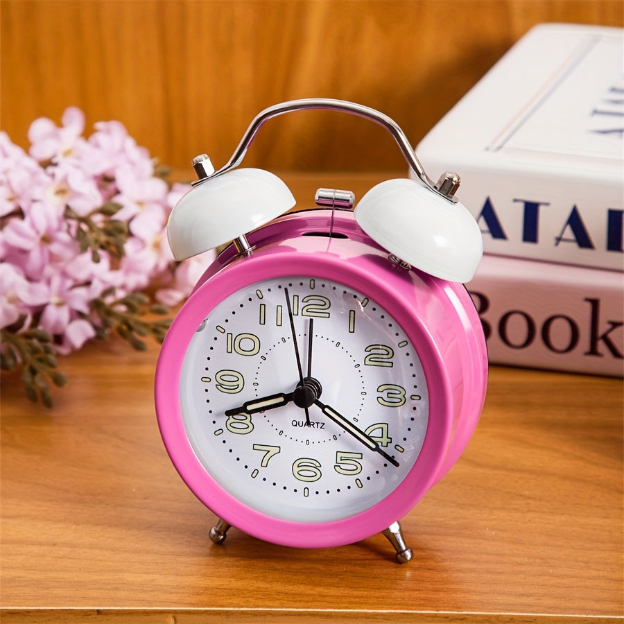 ChimeVintage Alarm - Retro Bell Alarm Clock with LED Night Light