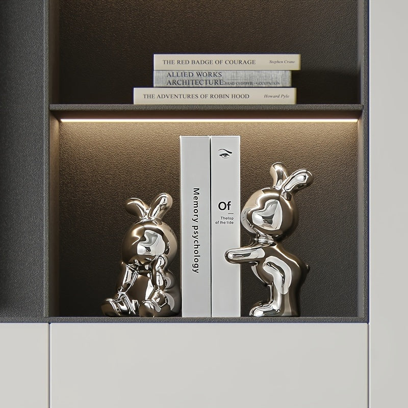 BunnyAnime - Cute Rabbit Bookends for Anime Fans