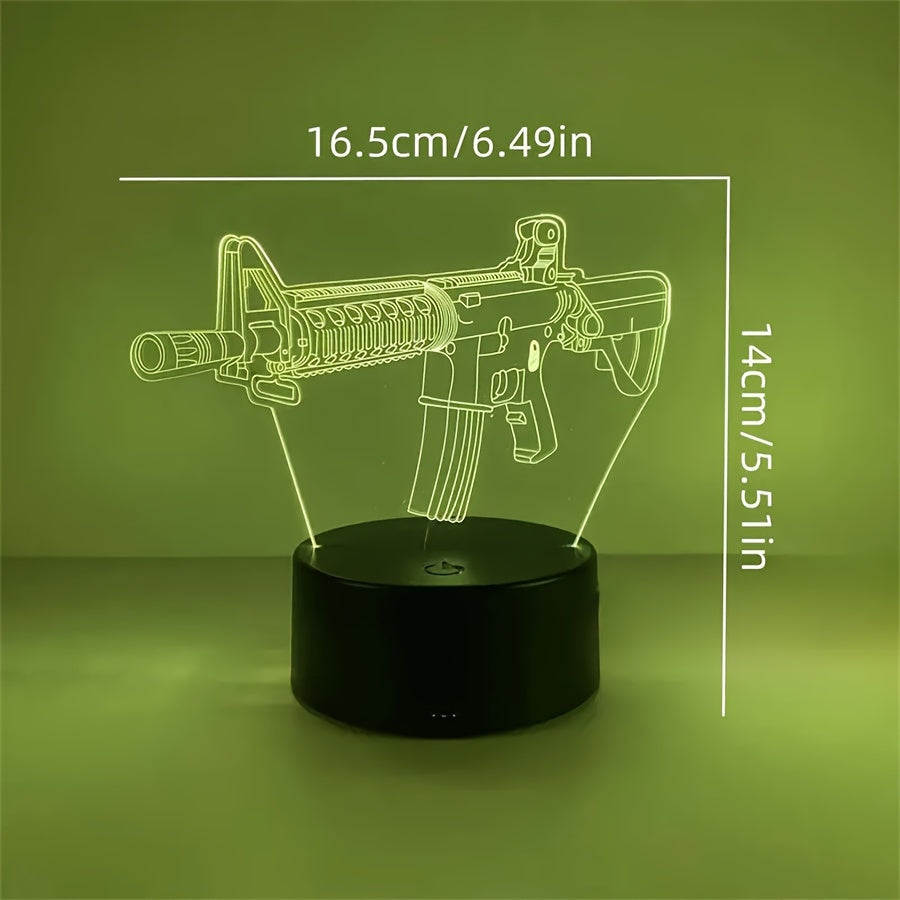 GeoLume - 3D LED Desk Lamp with Touch Control