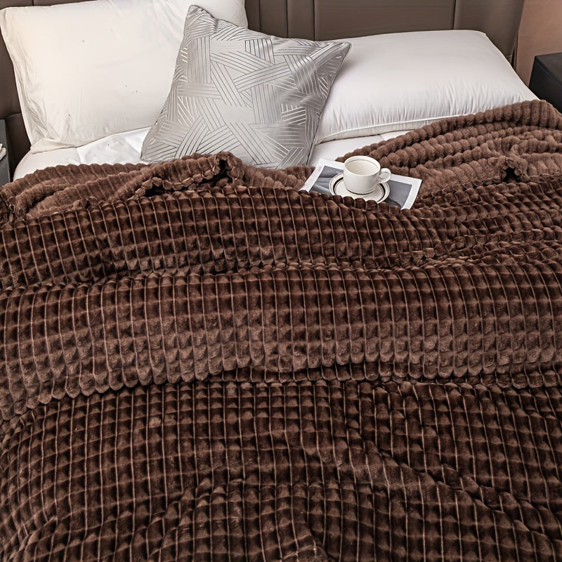 FlannelLuxe - Soft & Warm Fleece Flannel Throw Blanket