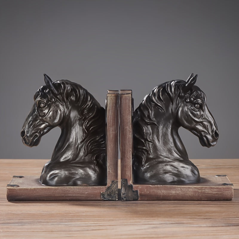 HorseHead - Modern Horse Head Resin Bookend