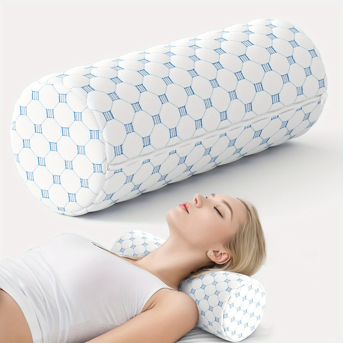 SleepAlign Pillow - Cooling Memory Foam Cervical Pillow