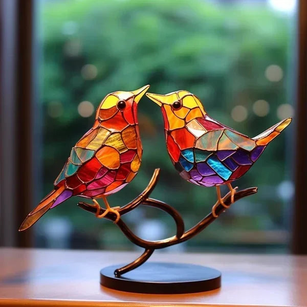 Crystalbird - Colorful Glass Birds for Elegant Decor