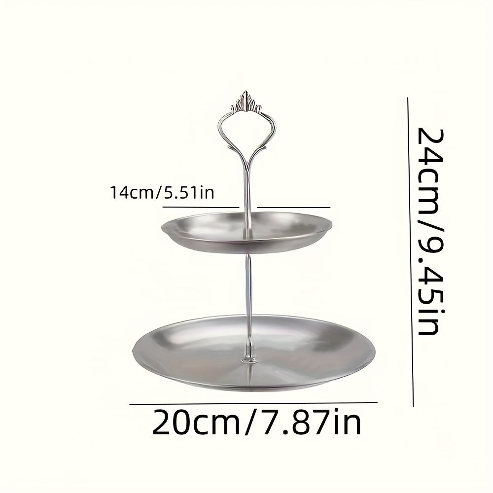 SteelTower - Stainless Steel Tiered Serving Stand for Parties