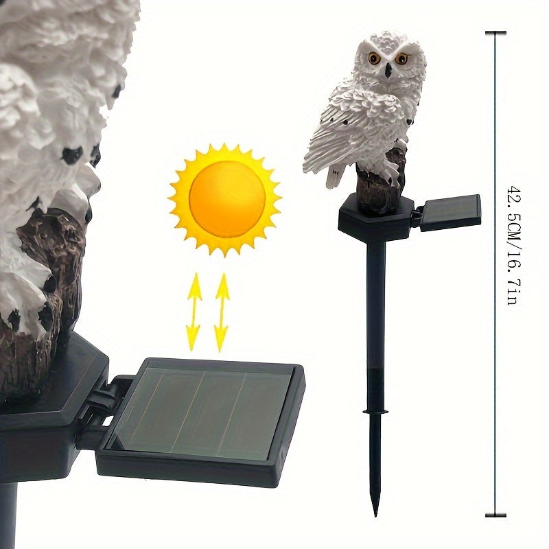 SolarOwl - Owl-Shaped Solar LED Garden Light