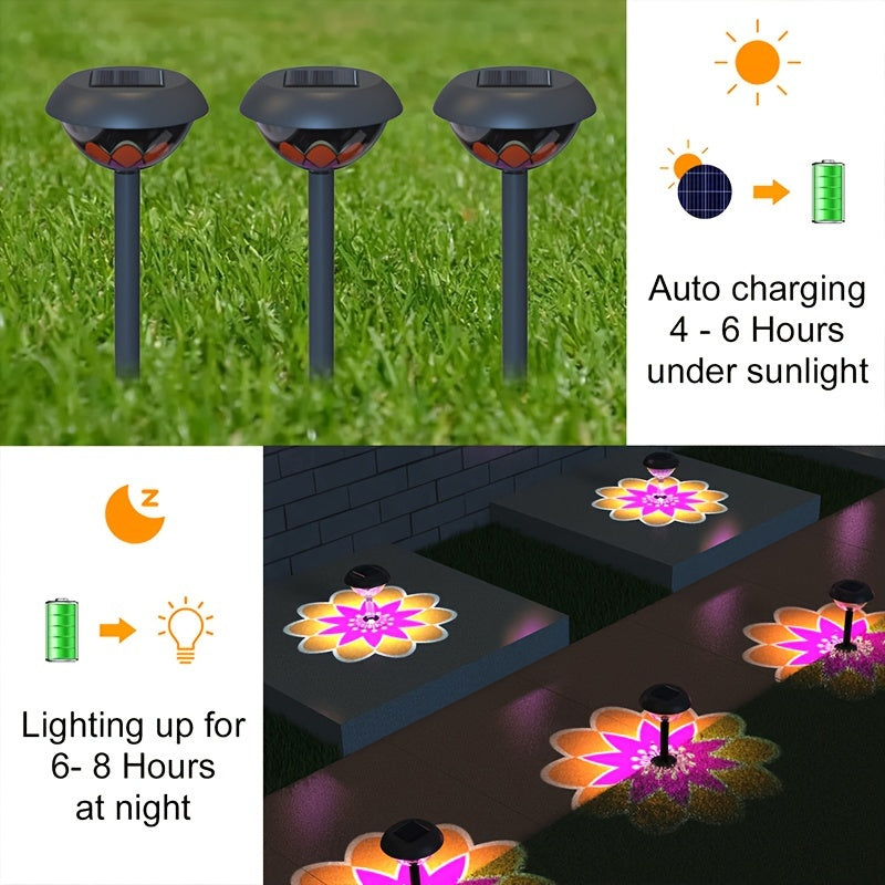 LumiLuxe - Modern Solar LED Garden Lamp