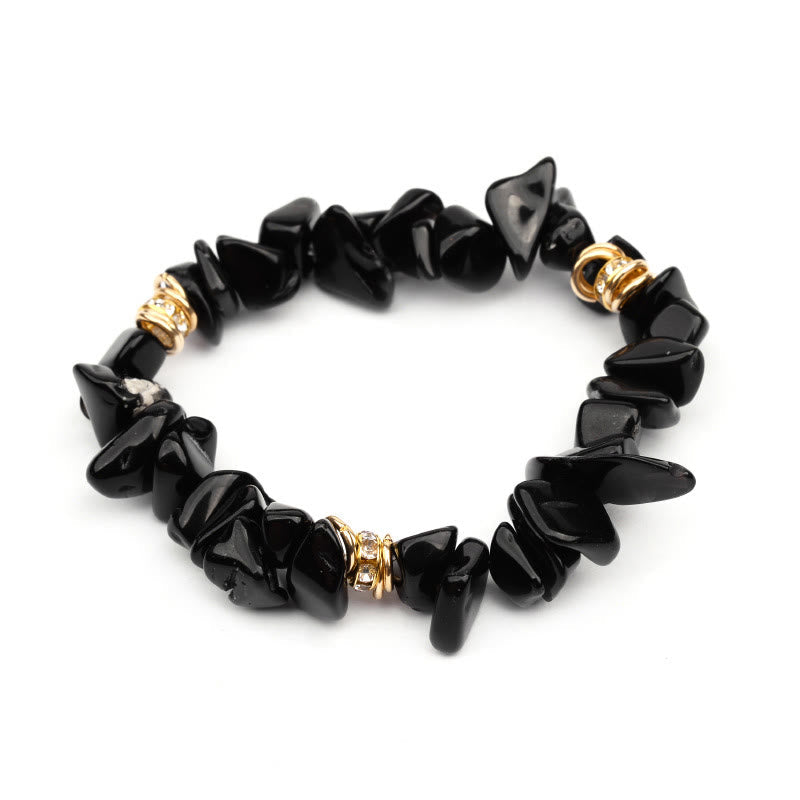 Celine - Bracelet de perles en pierres naturelles et cristaux