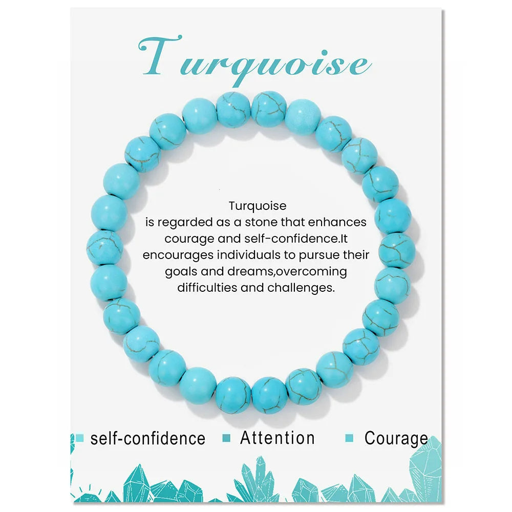 Aria - Bracelet en cristaux naturels à l'énergie guérissante