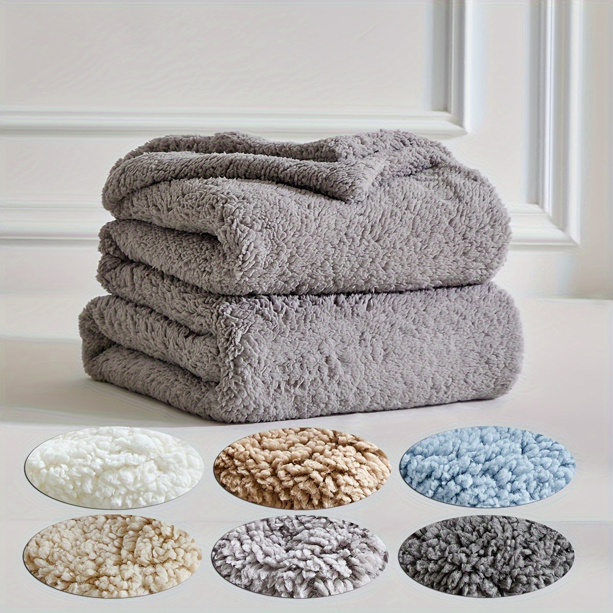 Yalnest - Luxurious Sherpa Fleece Blanket for Winter