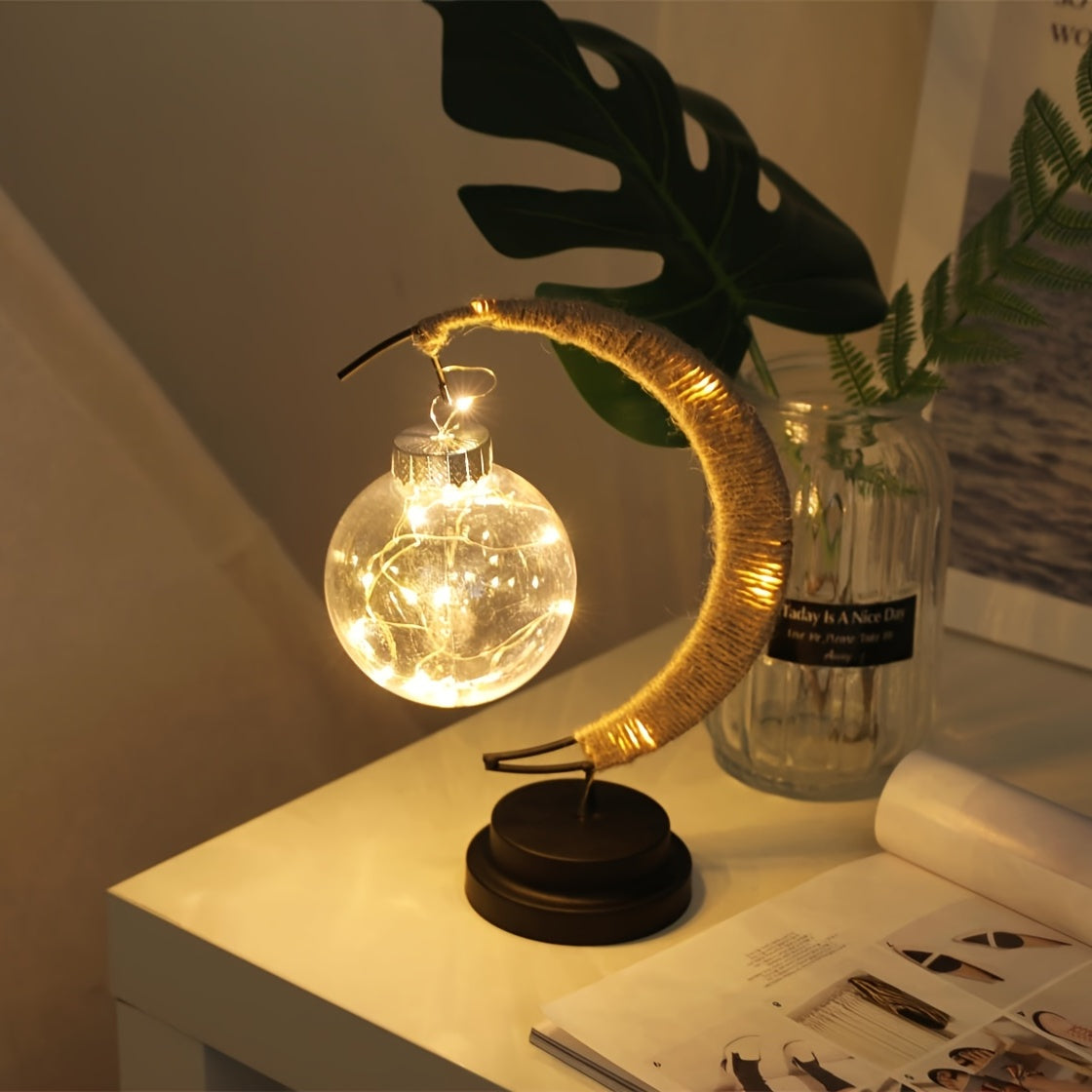 Horendel - Wireless Wrought Iron LED Table Lamp