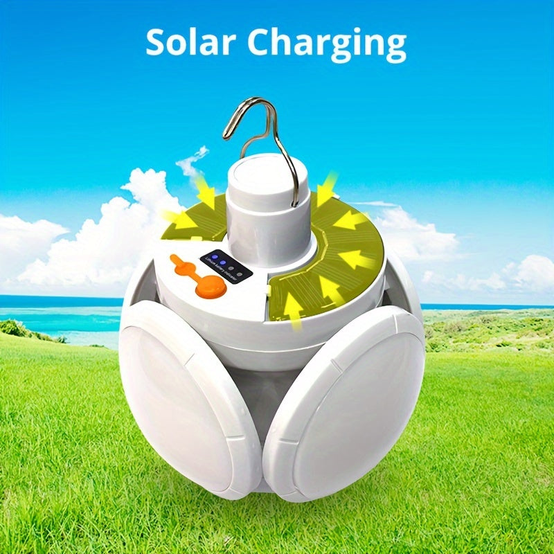 SolarFold Lamp - Foldable Rechargeable LED Camping Lantern