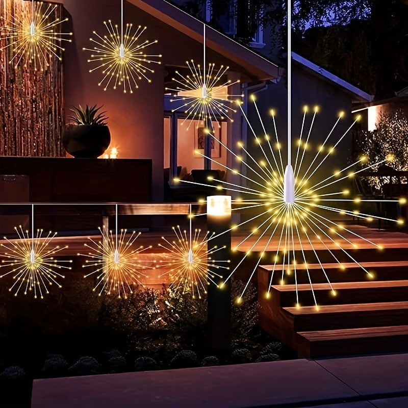 Ryvine - 90-Bulb Solar LED Garden String Lights