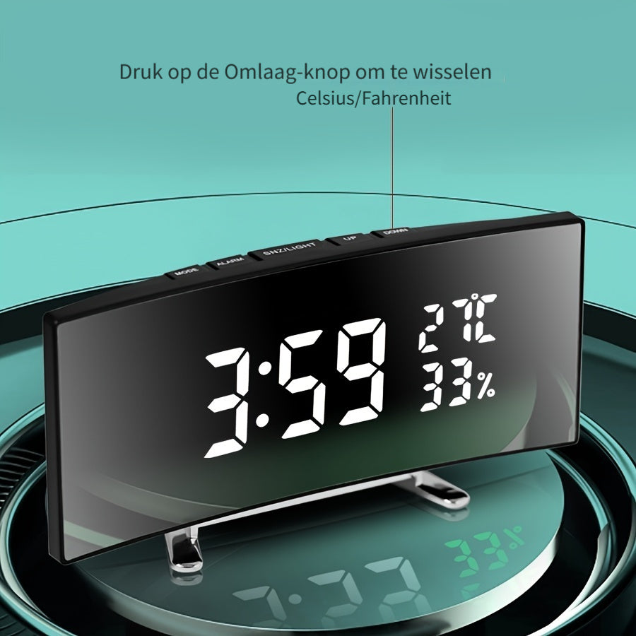SmartClock - Smart LED Alarm Clock with Temperature and Humidity Display