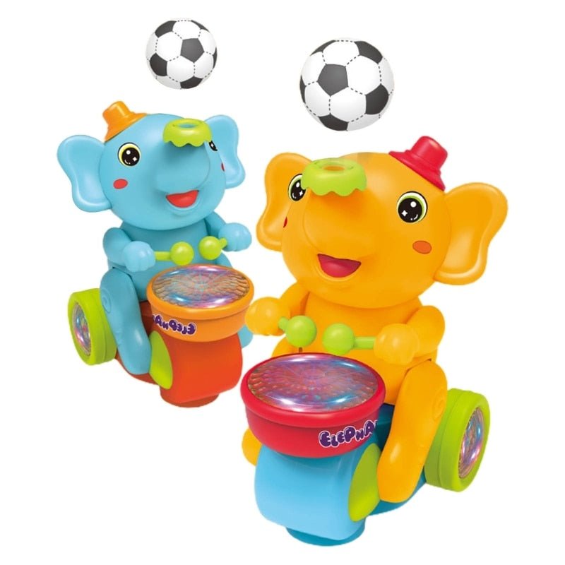 MelodyBuddy Elephant Drum - Musical Learning Toy for Babies