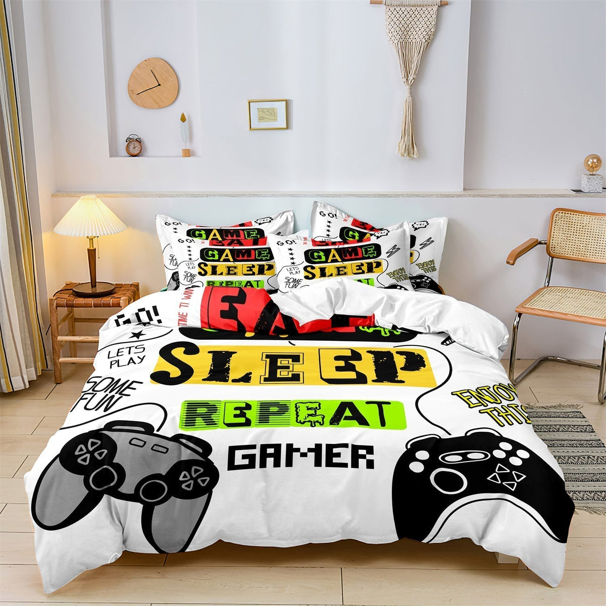 GameDreamer - Kids Gaming Print Bedding Set