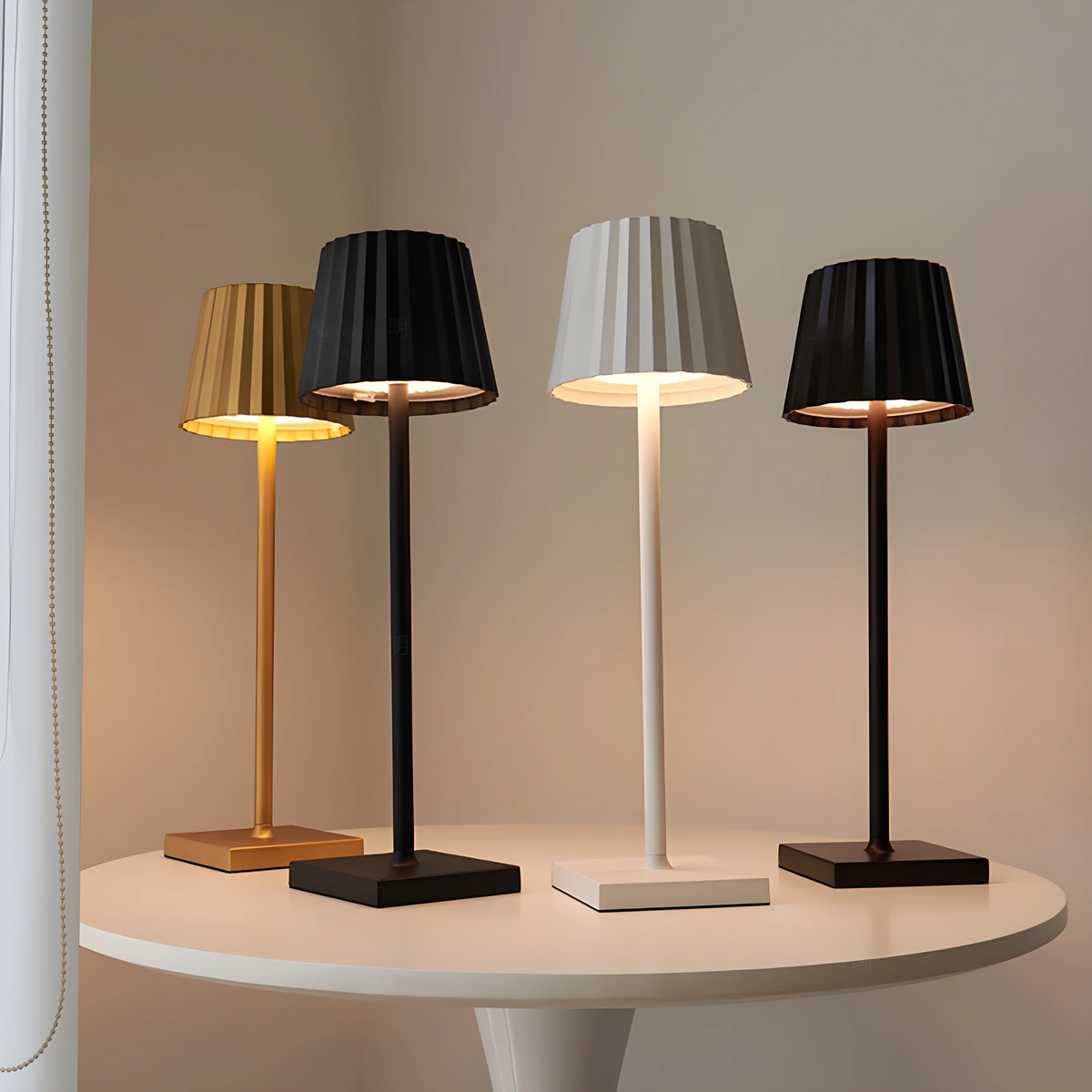 Arlo - Rechargeable Wireless LED Table Lamp with Scandinavian Design