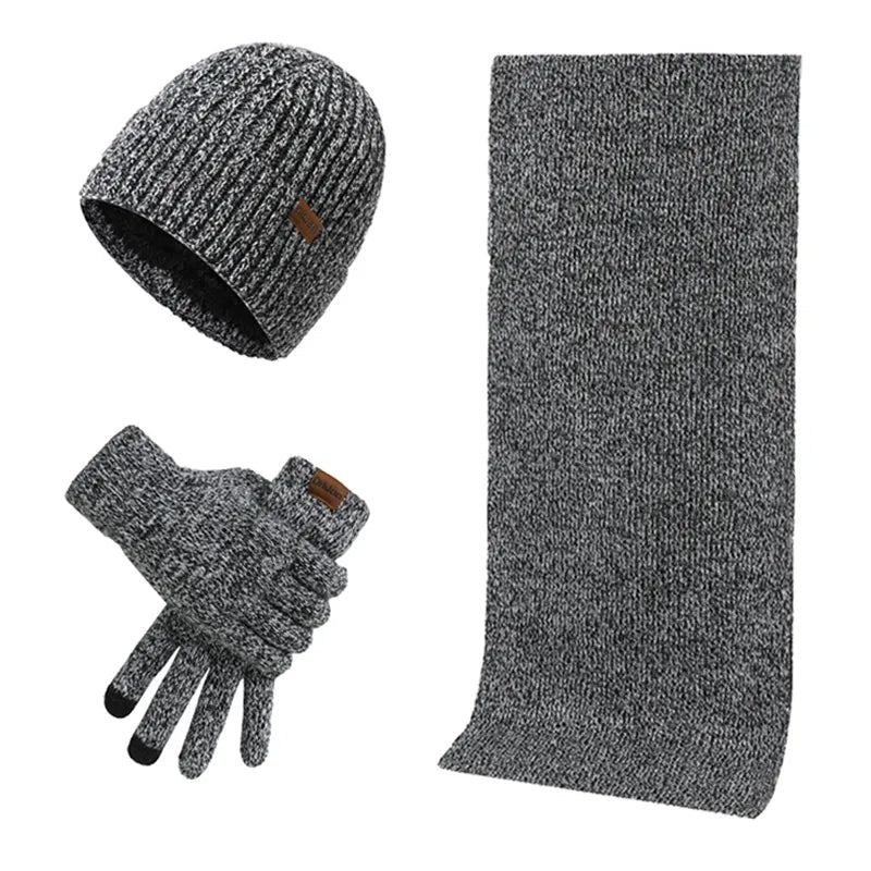 ArcticStyle - Winter Beanie, Scarf and Gloves Set