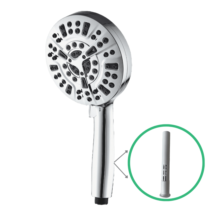 Saltmist - Filtered Shower Head with 10 Spray Modes