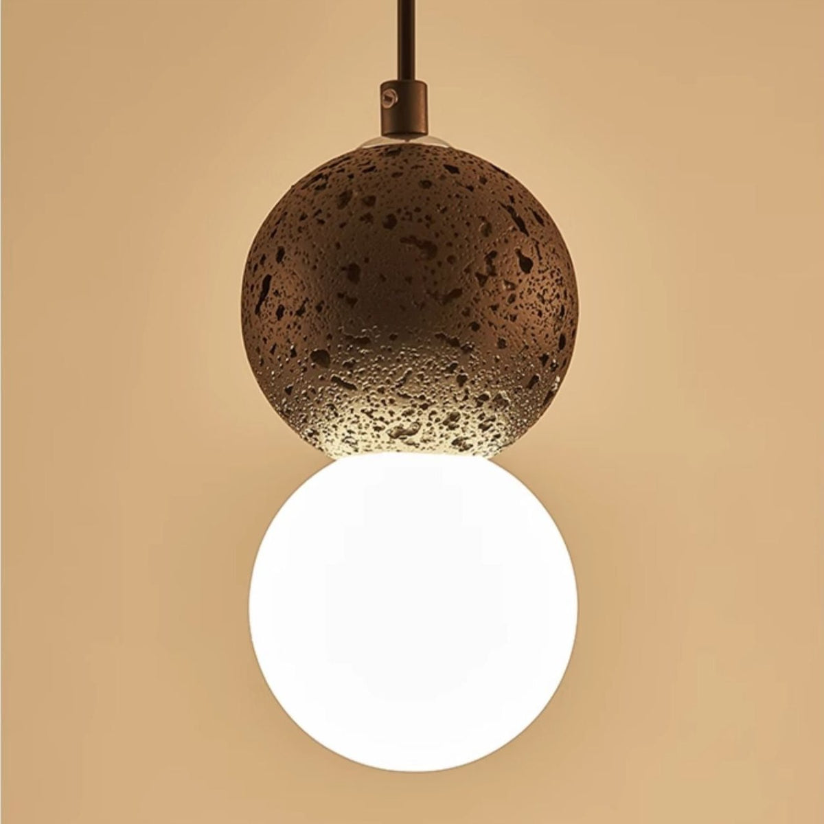 ValentinaGlow - Glass LED Pendant Light for Contemporary Interiors