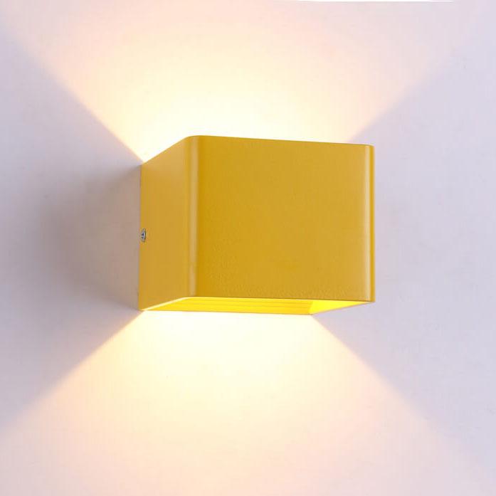 LuminSquare LED Wall Sconce - Mini Square Aluminum Wall Light