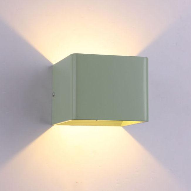 LuminSquare LED Wall Sconce - Mini Square Aluminum Wall Light