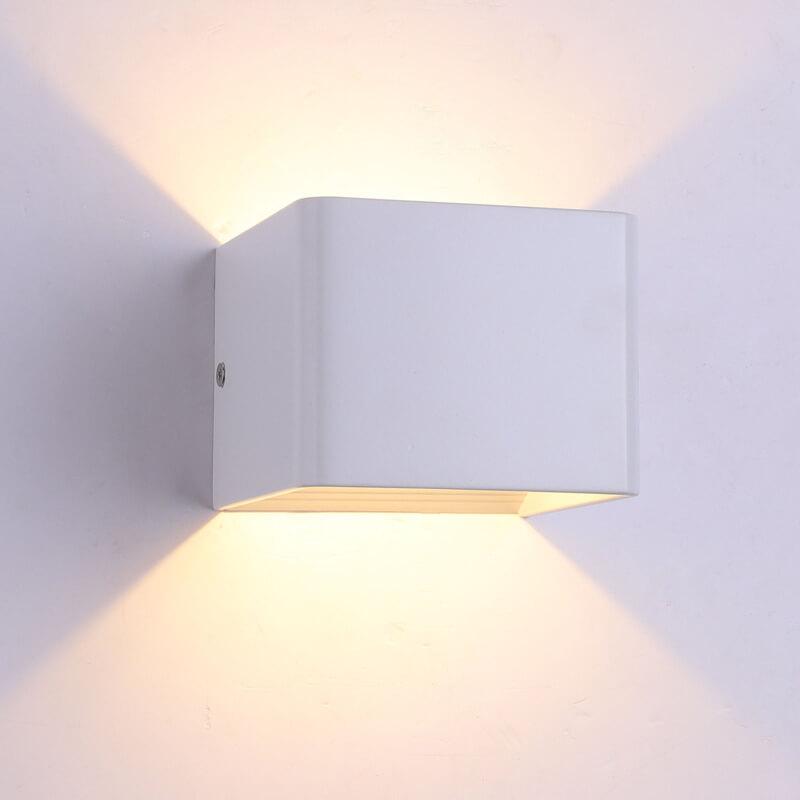 LuminSquare LED Wall Sconce - Mini Square Aluminum Wall Light