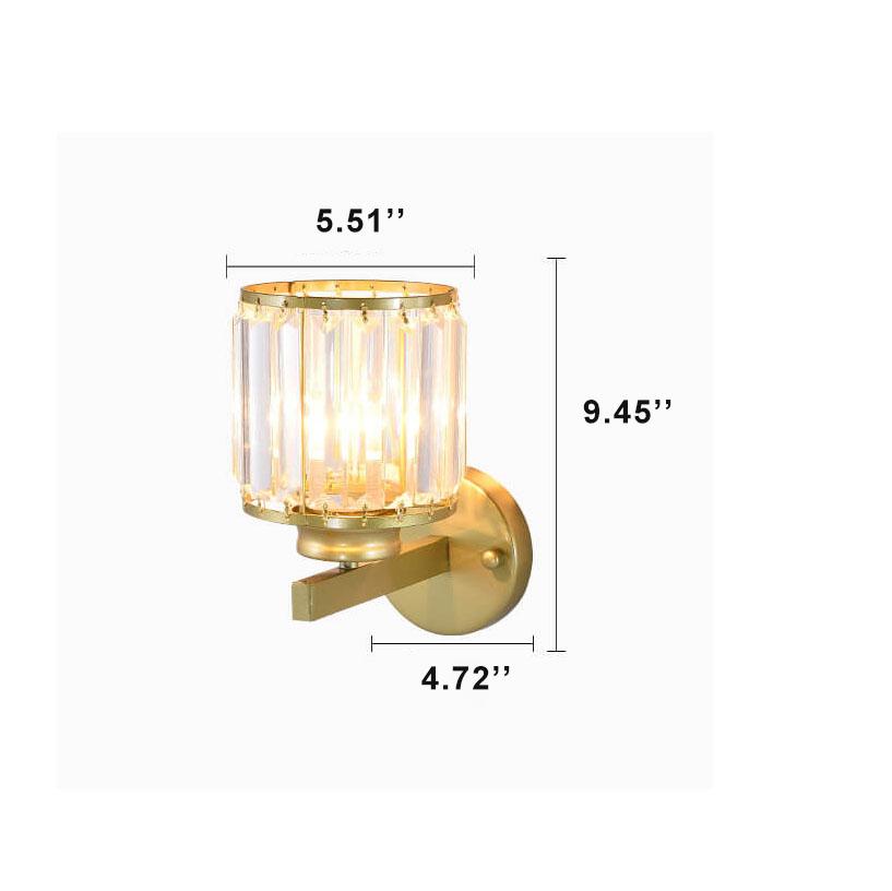Cristalux - LED Crystal Wall Sconce for Modern Interiors