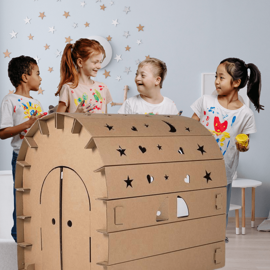 Montessori Kartonset Créatif – Figures DIY à Jouer