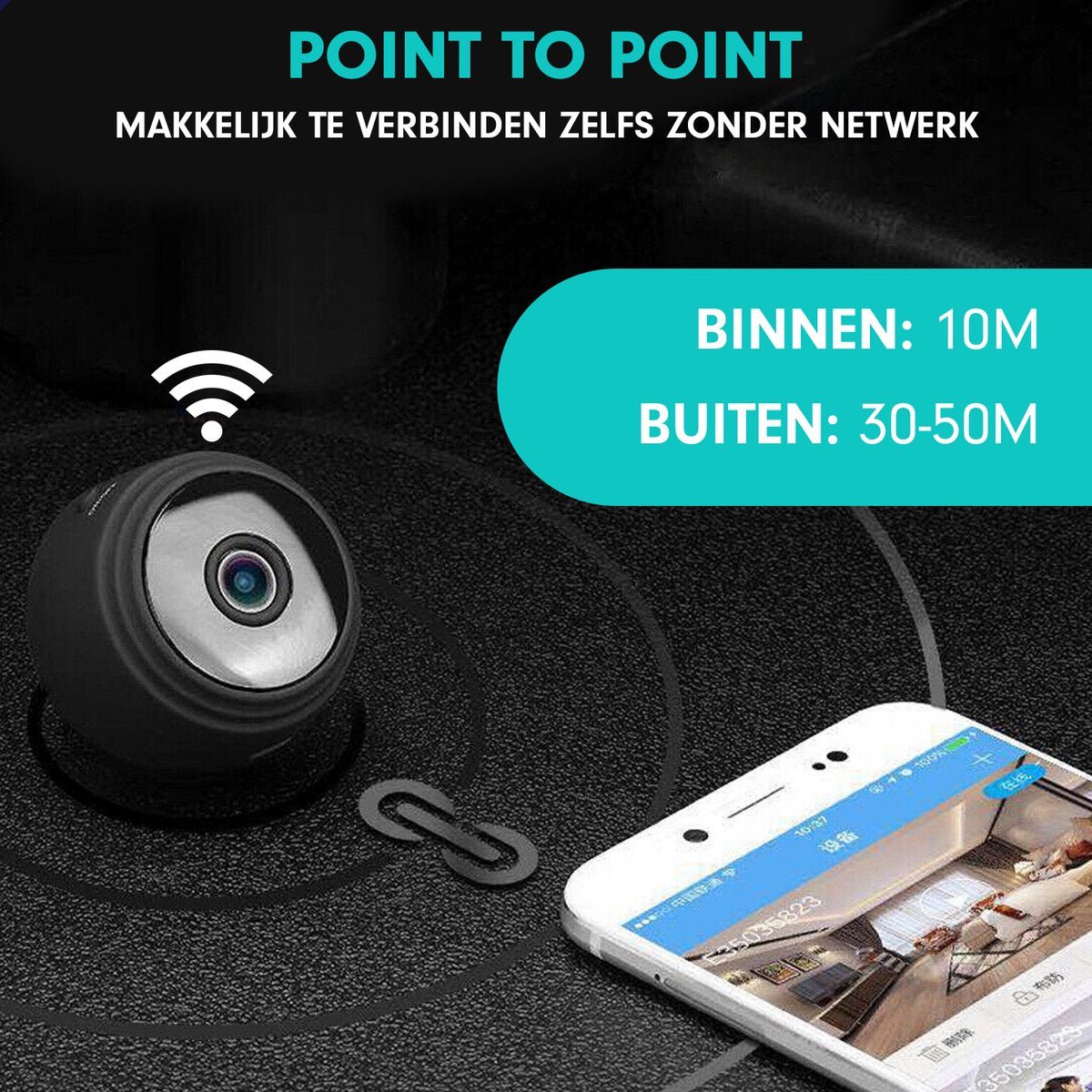 SafetyCam - Ultra Compact 1080p WiFi Mini Security Camera