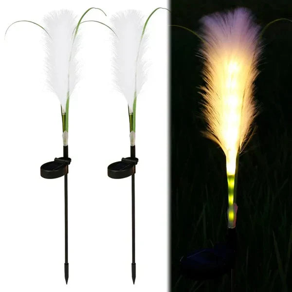 SunReed - Éclairage extérieur en rotin stylé pour jardin
