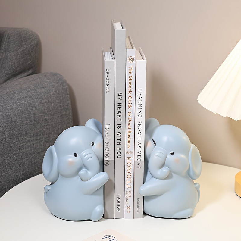 AnimalDecor - Playful Resin Animal Bookends