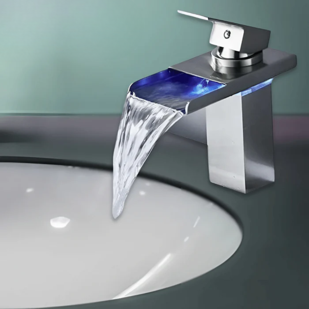 OrvellFlow - Luxury LED Waterfall Bathroom Faucet