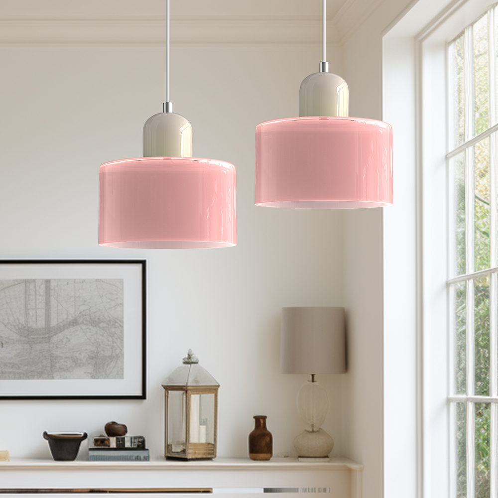 Bauhaus Creative Glass Pendant Light - Colored Glass for an Elegant Interior