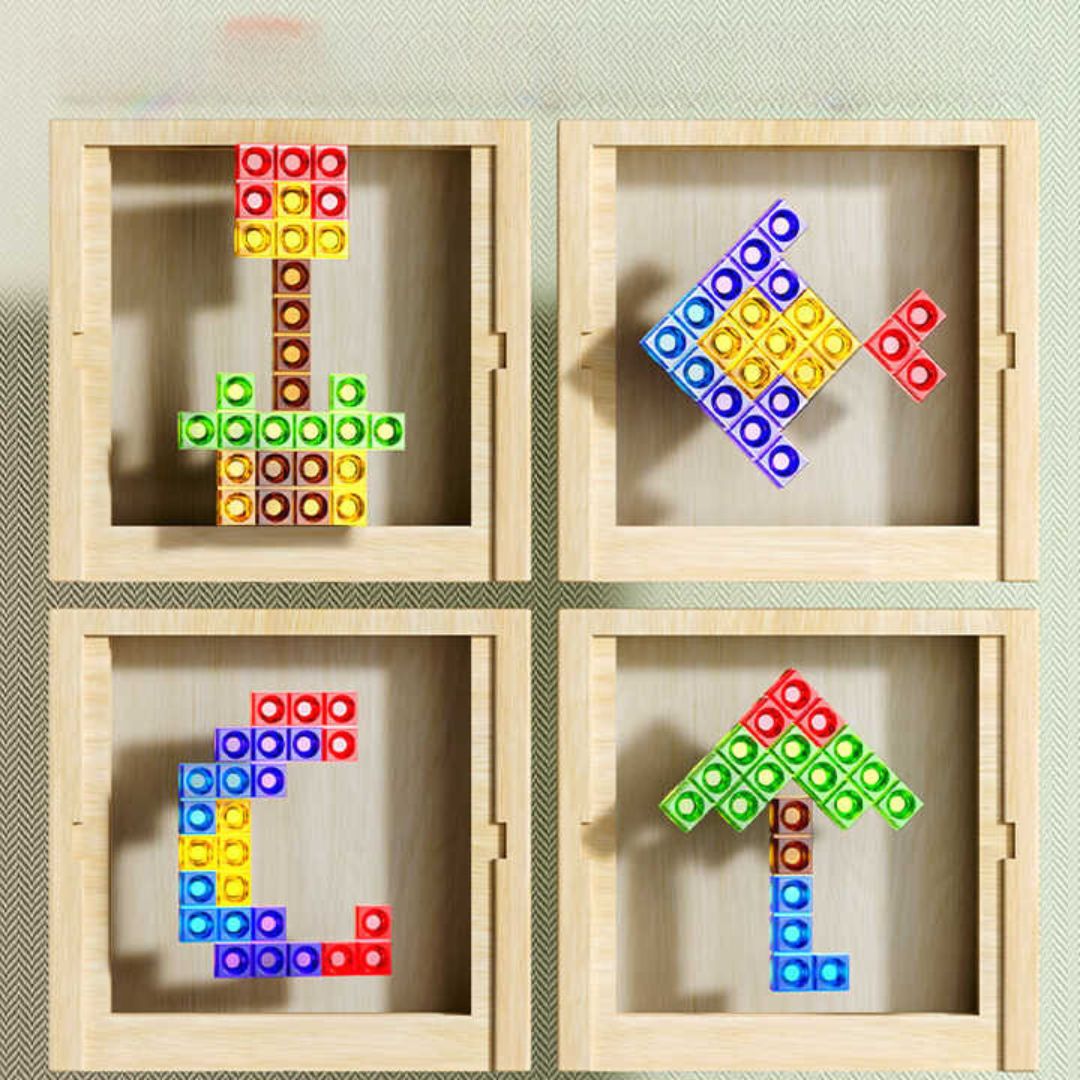 TetrisWood Game - Sustainable Wooden Family Puzzle Game