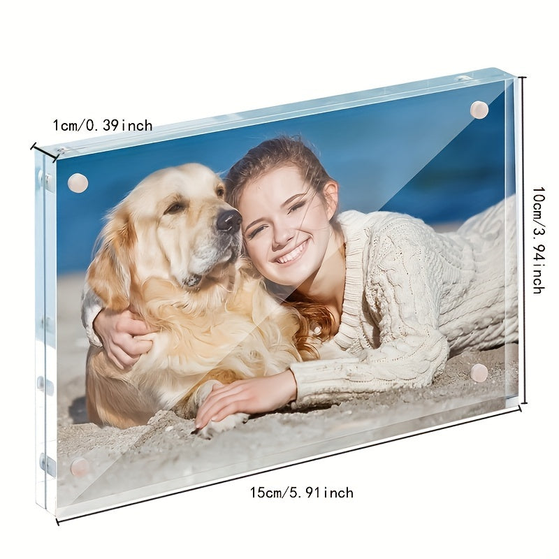Vytrace - Horizontal Acrylic Photo Frame for Modern Interiors