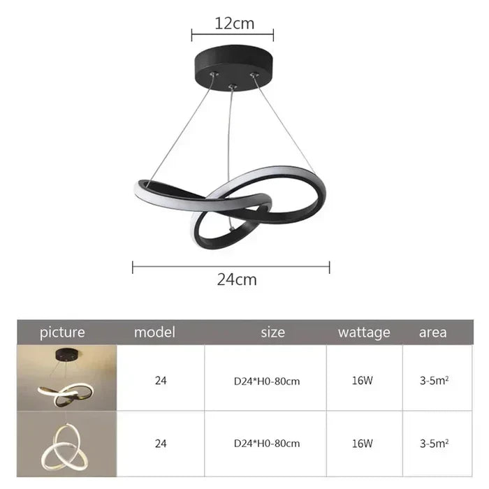 WaveGlow Ceiling Light – Plafonnier LED Stylé