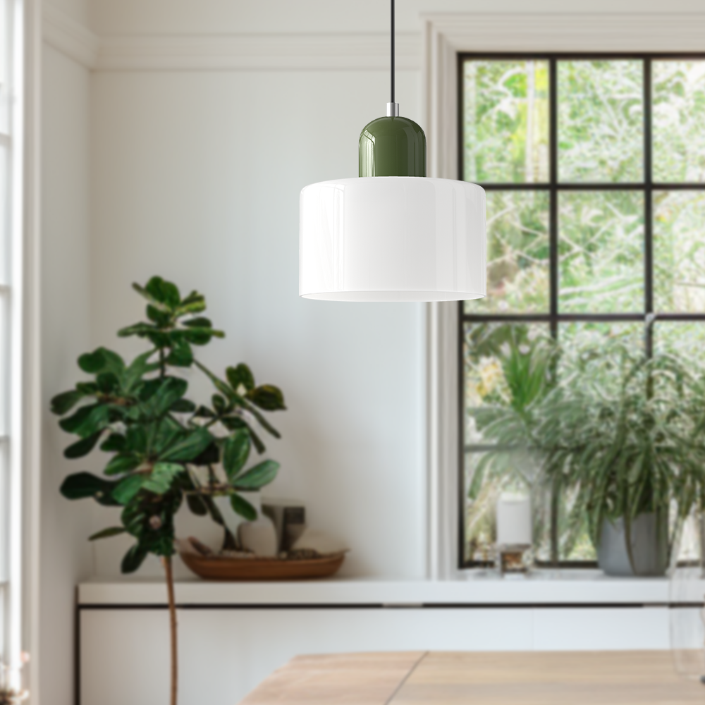 Bauhaus Creative Glass Pendant Light - Colored Glass for an Elegant Interior