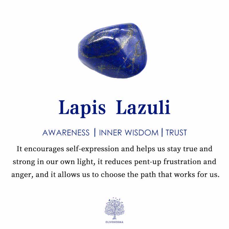 Aurora - Bracelet anti-anxiété en améthyste et lapis-lazuli